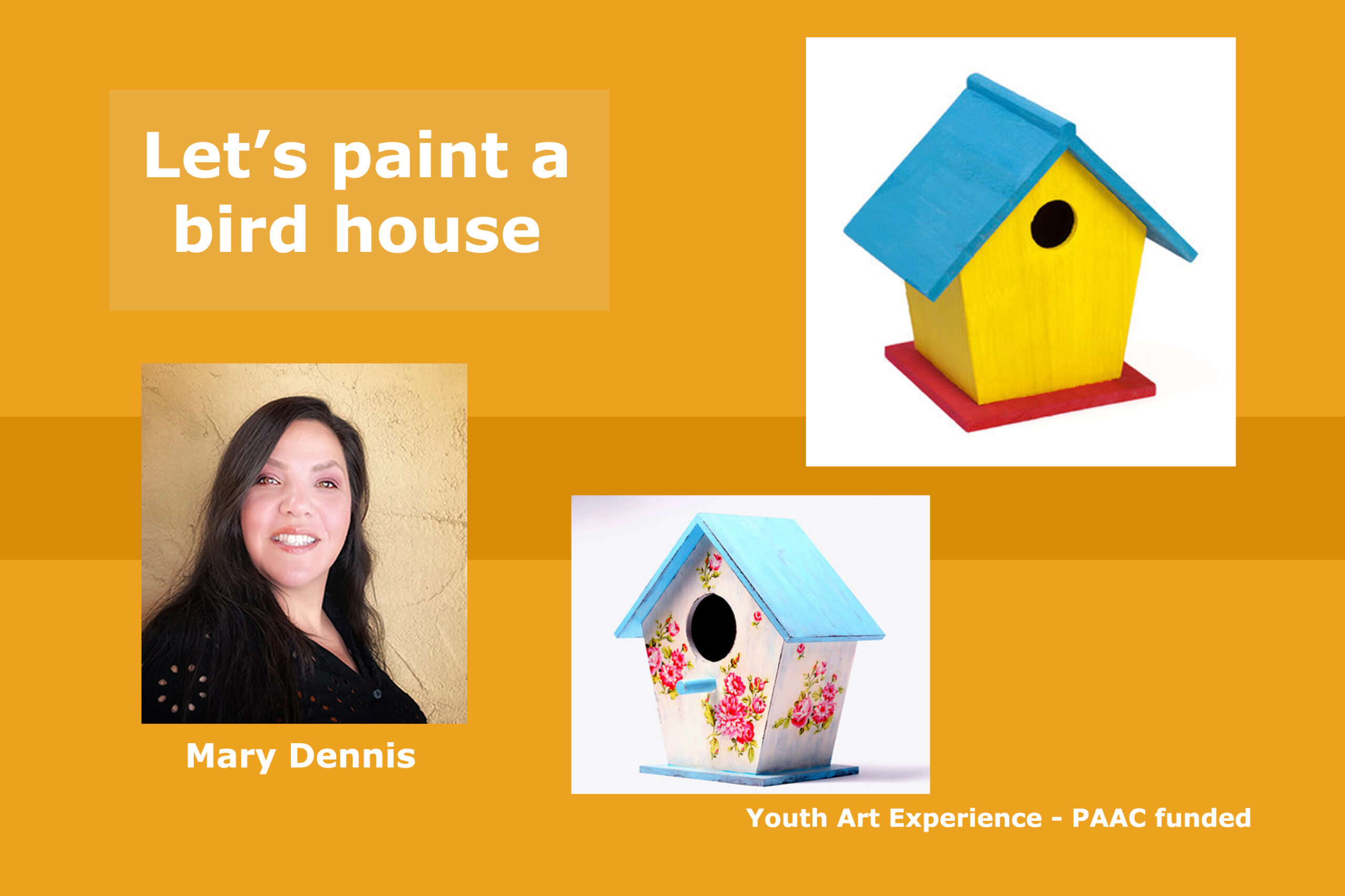 Celebrate Spring! Let's paint a birdhouse Youth Class